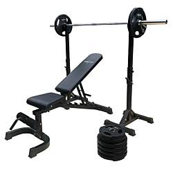 TITAN LIFE Weight Set 100 kg Garage Gym