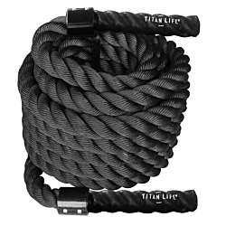 TITAN LIFE PRO Gym Rope 12 M., Black