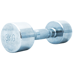 TITAN LIFE PRO Chrome Dumbbell 3kg 