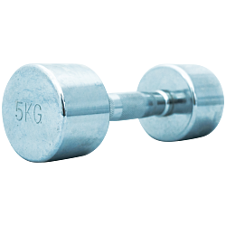 TITAN LIFE PRO Chrome Dumbbell 5kg 