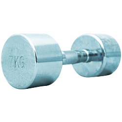 TITAN LIFE PRO Chrome Dumbbell 7kg 
