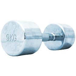 TITAN LIFE PRO Chrome Dumbbell 9kg 