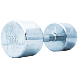TITAN LIFE PRO Chrome Dumbbell 10kg 
