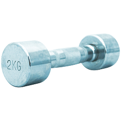 TITAN LIFE PRO Chrome Dumbbell 2kg 
